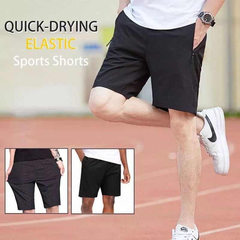 Quick-Drying Elastic Sports Shorts
