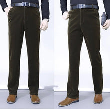 Load image into Gallery viewer, Men&#39;s Stretchy Corduroy Straight Long Pants
