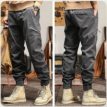 Load image into Gallery viewer, Retro Multi-Pocket Casual Pants
