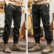 Load image into Gallery viewer, Retro Multi-Pocket Casual Pants
