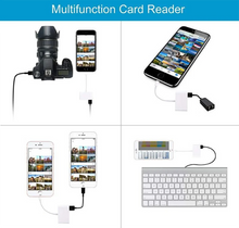 Load image into Gallery viewer, 3-in-1 SD TF USB Card Reader OTG Adapter
