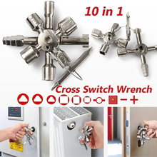 Load image into Gallery viewer, 10 In1 Multifunctional Cross Switch Wrench
