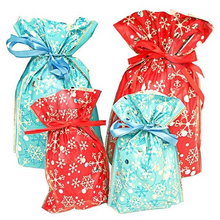 Load image into Gallery viewer, (50% OFF AND BUY 2 FREE SHIPPIN!) Drawstring Holiday Gift Bags（15 Sets）
