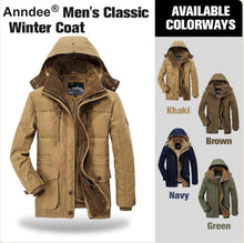 Load image into Gallery viewer, Men&#39;s Classic Winter Coat
