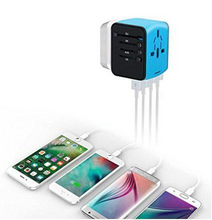 Load image into Gallery viewer, Universal USB Travel Power Adapter

