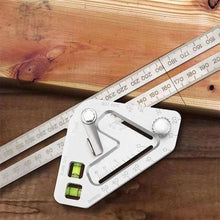 Load image into Gallery viewer, Multi-Functional Woodworking Ruler, Square Ruler, Level Ruler, Triangle Ruler
