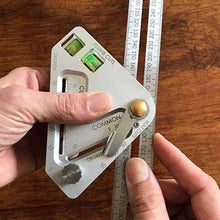 Load image into Gallery viewer, Multi-Functional Woodworking Ruler, Square Ruler, Level Ruler, Triangle Ruler
