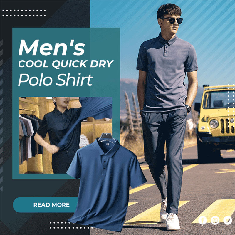 Men's Cool Quick Dry Polo Shirt